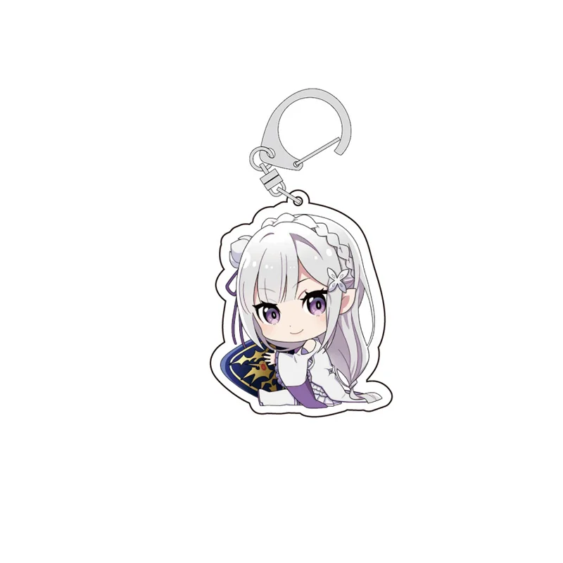Брелок для ключей с рисунком аниме Re:Zero | Украшения и аксессуары