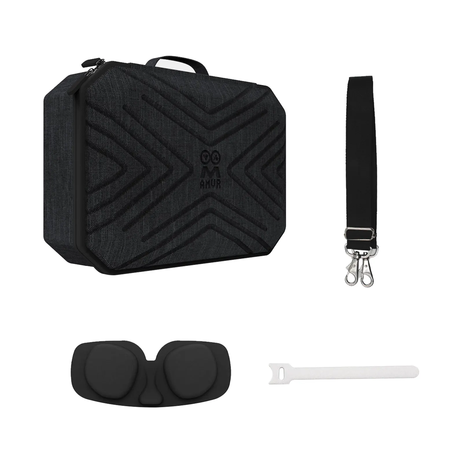 

Чехол для путешествий портативный с ручкой, VR аксессуары, чехол для объектива на молнии, вместительная сумка для хранения, подходит для PICO ...