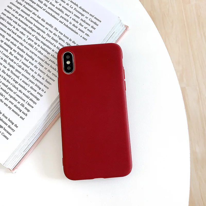 Силиконовая крышка для Vivo IQOO Neo Z5 Y7S V15 Pro S1 Y91 Y95 U1 Y93 Y97 V9 Y85 Y83 Y81S Y79 V7 плюс Y75 Y71 Y67 V5 Y55 Y66 Y53 Y51 - Цвет: jiuhong