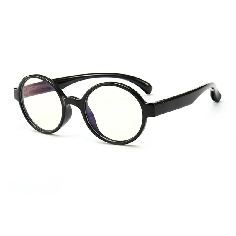 

Seemfly Boys Girls Anti Blue Rays Glasses Fashion Candy Color Silicone Soft Frame Reading Goggle Eyewear New Childs Flat Mirror