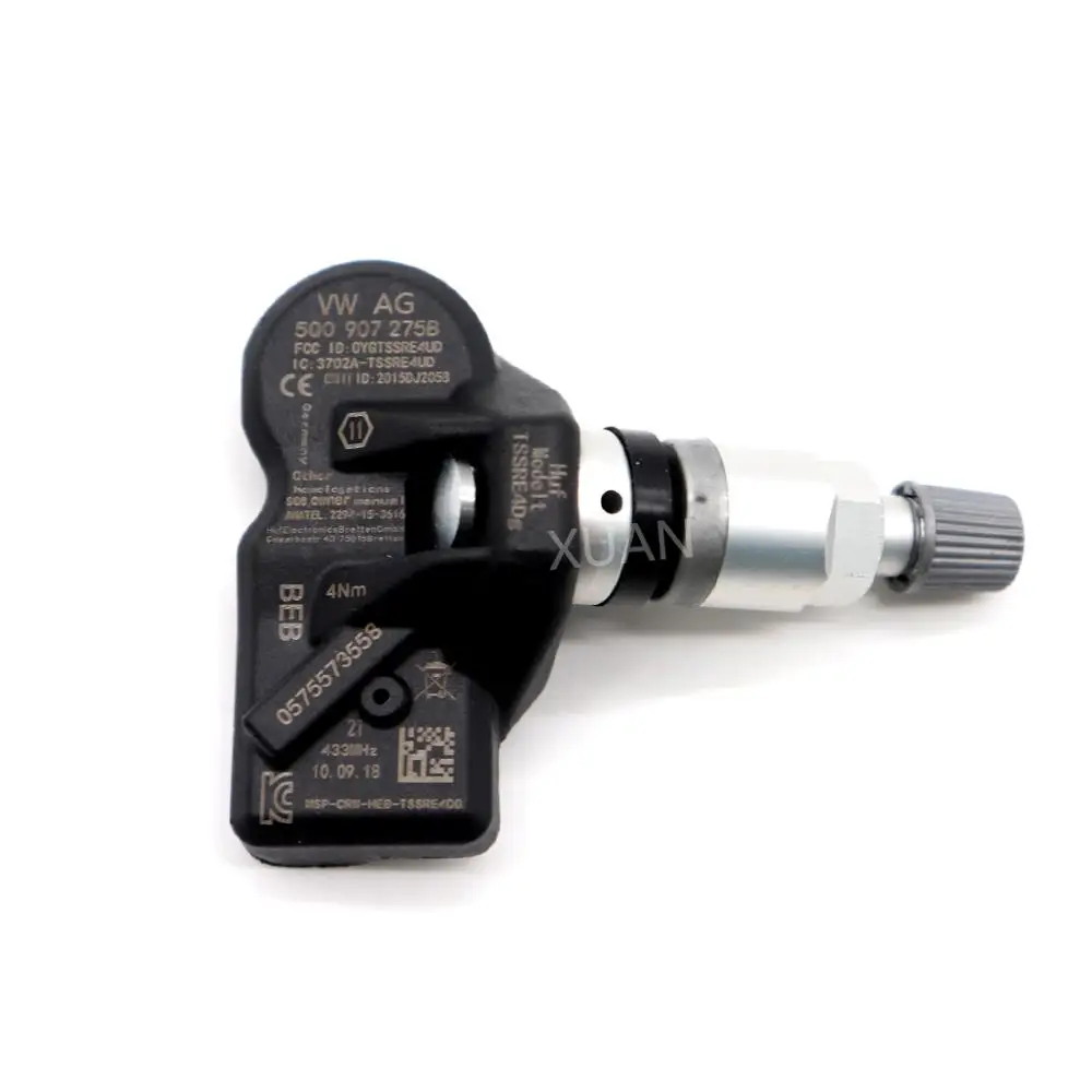 Система контроля давления в шинах TPMS 5Q0907275B для Audi Q2 (GA) Q3 (8U) Q4 Q5 (8R) Q7 Q8 R8 RS7 TT 433 МГц 2011