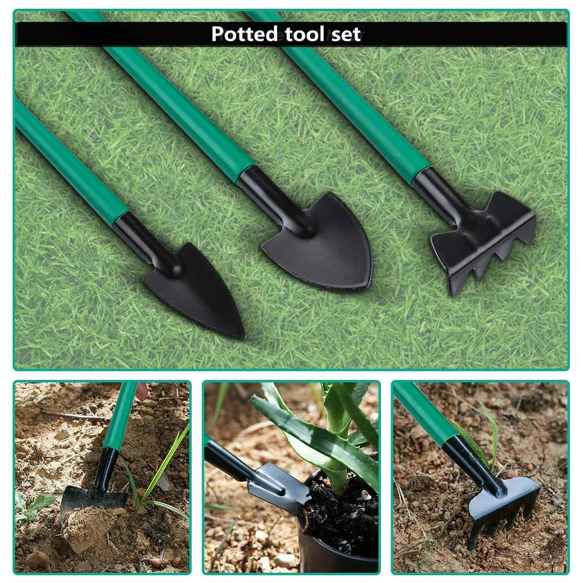 

10Pcs Garden Tools box Anti-rust Lightweight Household Multifunctional Tree Pruning Shears Grafting Gardening Supplies Hand Tool