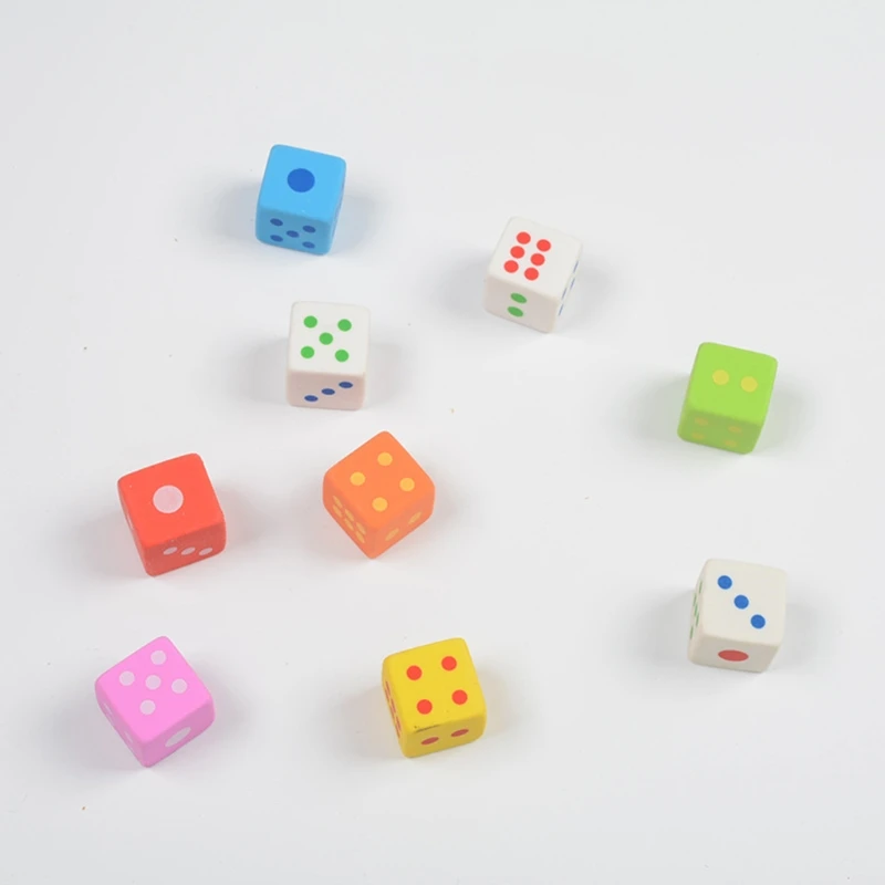 Цветной ластик в виде игральных костей 77JC 3 шт. упаковке Детский Карманный легко
