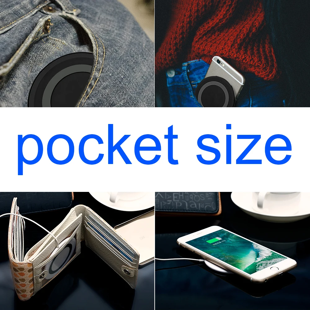 Водонепроницаемое ультратонкое Беспроводное зарядное устройство 10 Вт для Huawei