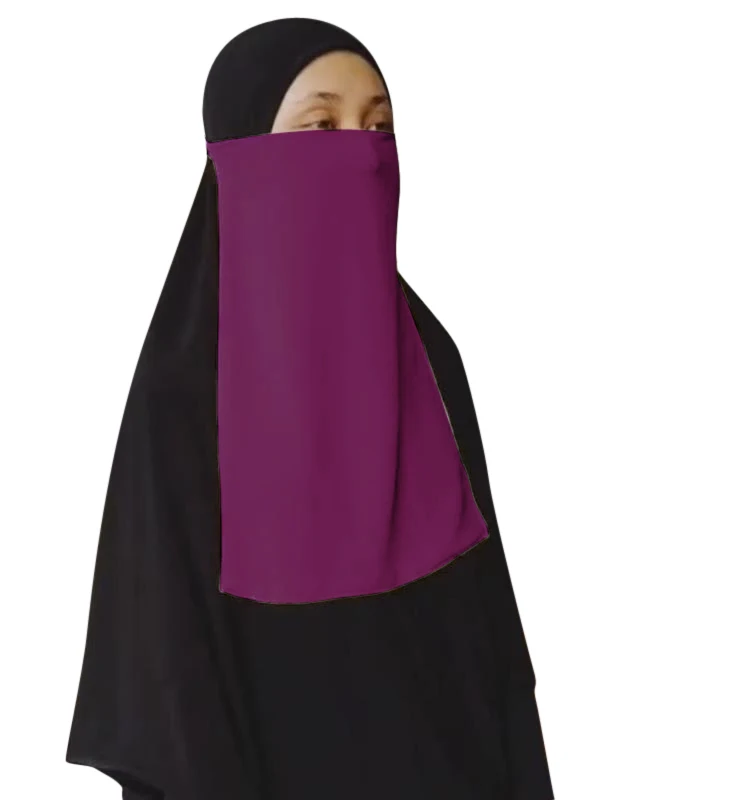 

2021 Khimar Face Veil Niqab Burka Hijab Femme Musulman Islam One Piece Hoofddoek Ramadan Arabic Women Muslim Prayer Jilbab