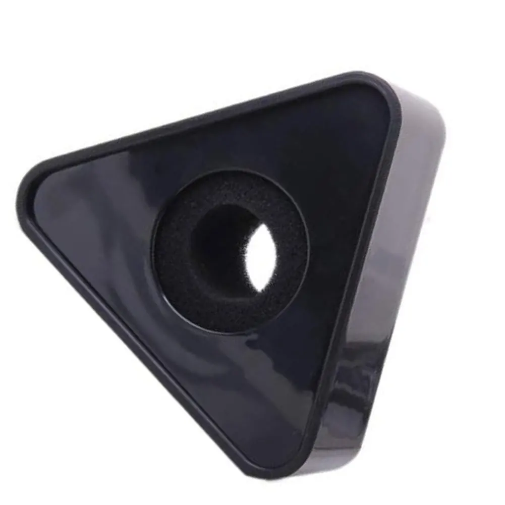 

Microphone Logo Plastic Triangle Interview Microphone Flag Station Logo Black