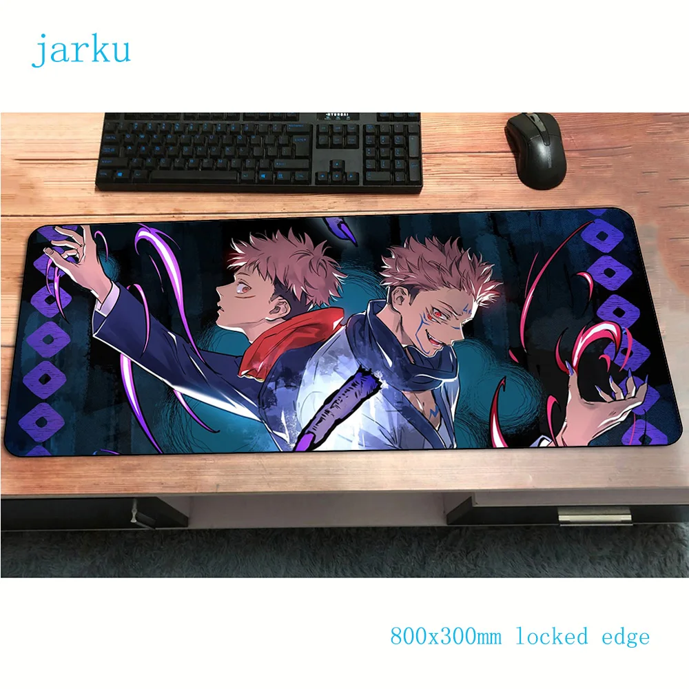 

Jujutsu Kaisen mouse pad gamer High quality mousepad rubber desk mat 700x400x4mm gaming accessories New keyboard mat oversized