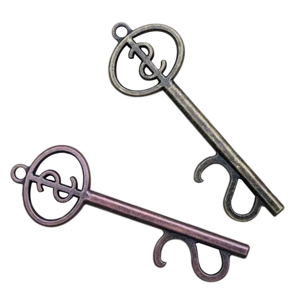 Винтажная открывалка для бутылок вина цвета шампанского пива в форме ключа