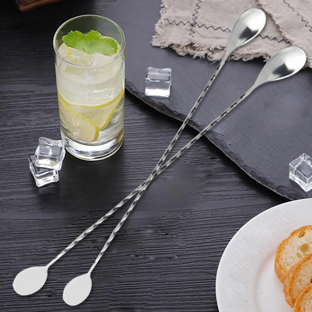 Ложка для льда Коктейльная ложка из нержавеющей стали 3 характеристики длинная