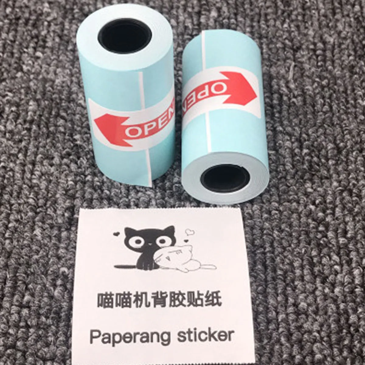 

3 Rolls Printable Sticker Paper 57x30mm Self-adhesive Thermal Paper for Paperang Pocket Mini Photo Thermal Printer