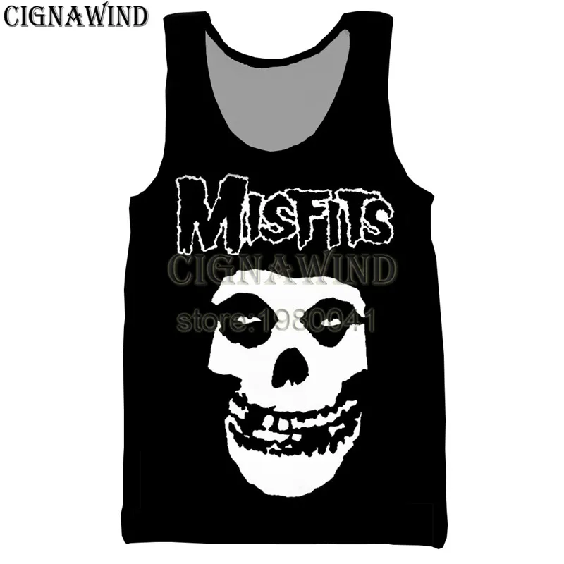 Новое поступление популярная футболка misfits в стиле хип-хоп для мужчин и женщин с 3D