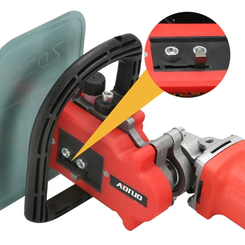 

Electric Chainsaw Saw 10000rpm Chainsaw Wood Cutter Woodworking Pruning 100 Angle Grinder Into Chainsaw 11.5 Inch Garden Tools