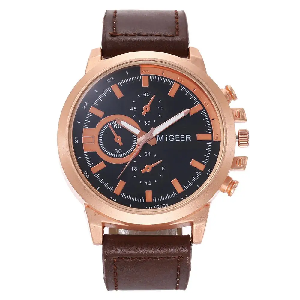 Мужской подарочный набор из коричневого кожаного ремешка с кошельком ручка для