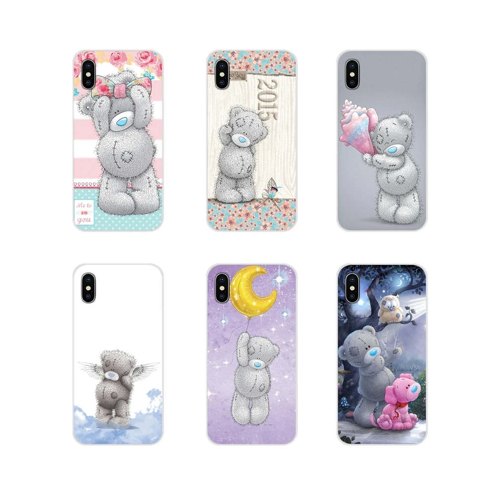 Tatty Мишка Тедди для Huawei G7 G8 P8 P9 P10 P20 P30 Lite Mini Pro P Smart Plus 2017 2018 2019 аксессуары чехлы