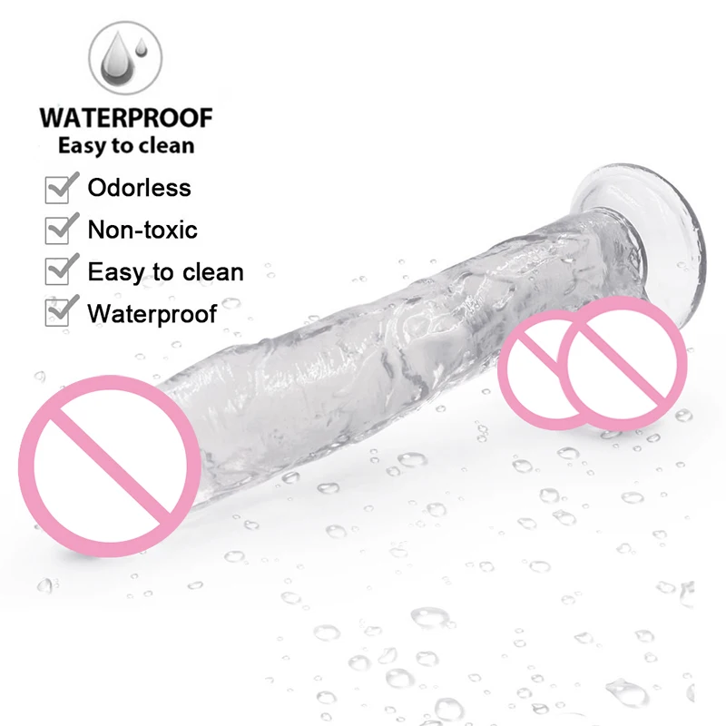 10-дюймовая модель женского силиконового пениса с присоской секс-игрушки Lesbain для