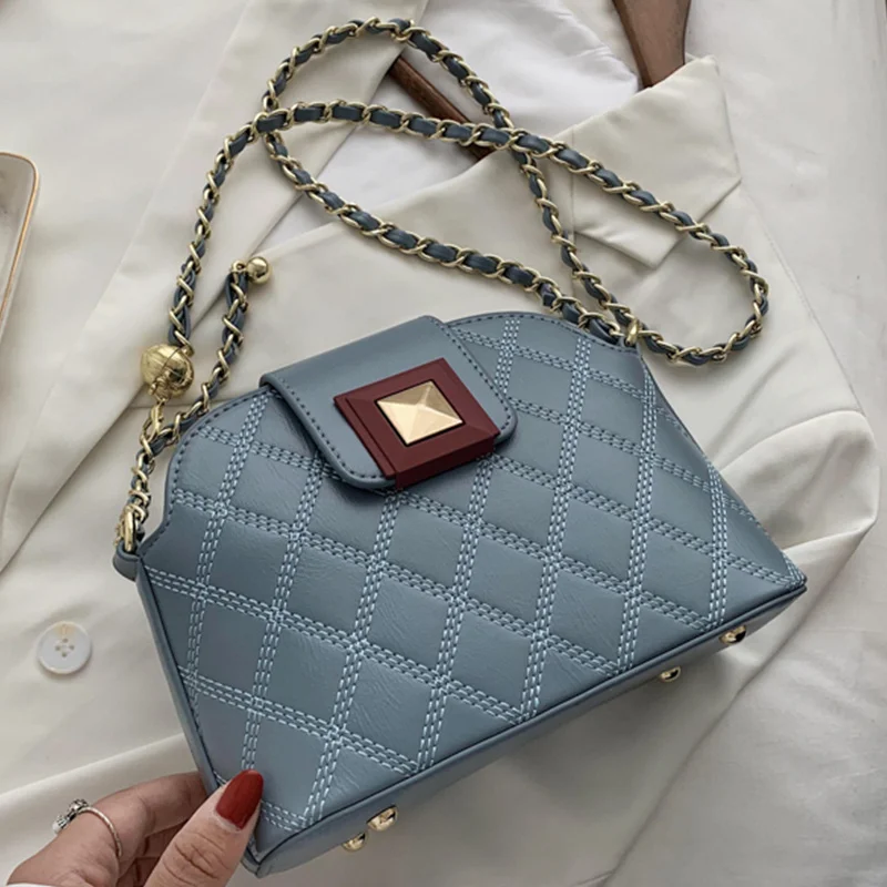 

Модные сумки через плечо из искусственной кожи в клетку с бриллиантами для женщин, дизайнерские сумки, Высококачественная сумка с клапаном,...