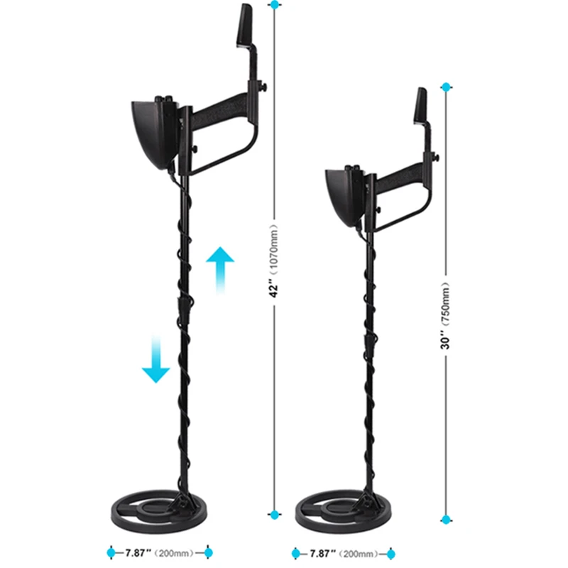 Высокочувствительный подземный металлоискатель лазерный детектор с 8