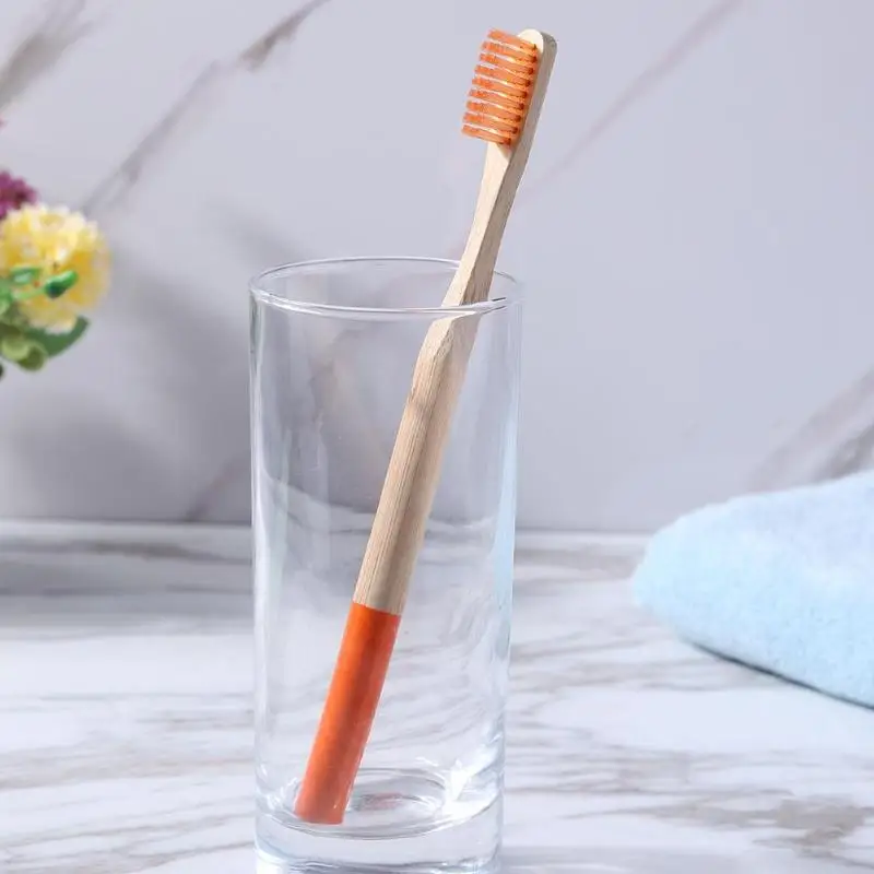 

Multicolor Eco-Friendly Bamboo Toothbrush Soft Bristle Child Toothbrushes
