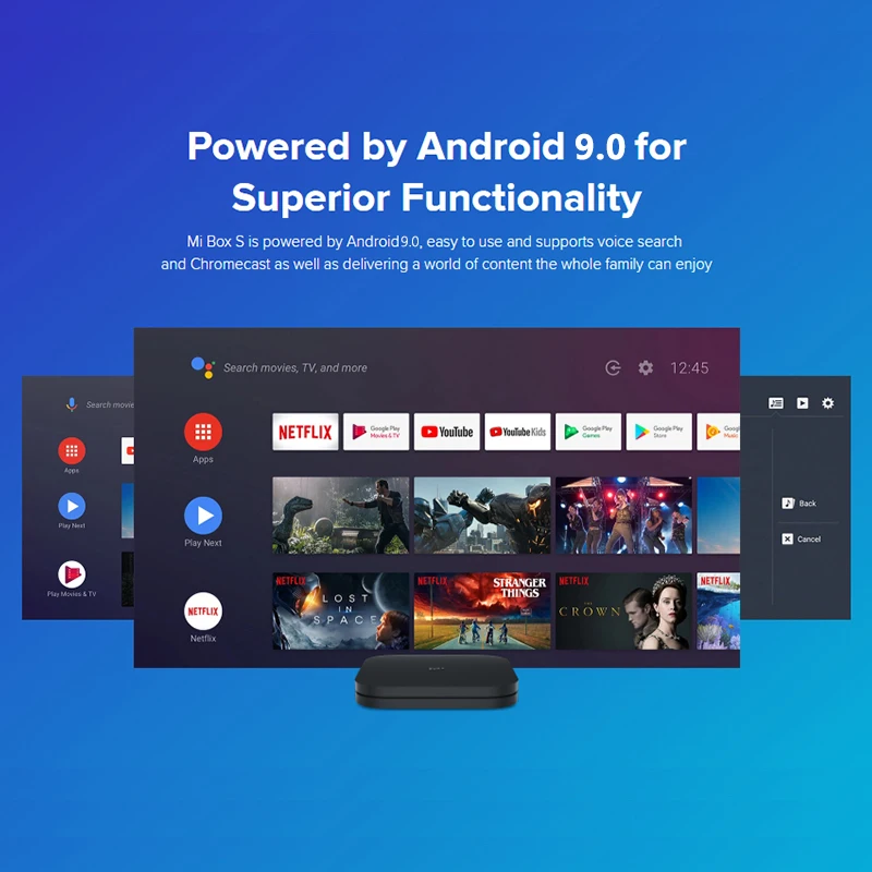 

Оригинальная ТВ-приставка Xiaomi Mi TV Box S 4K Android 8,1 HDR 2G 8G WiFi BT4.2 Google Cast Netflix Smart TV Box Media Player