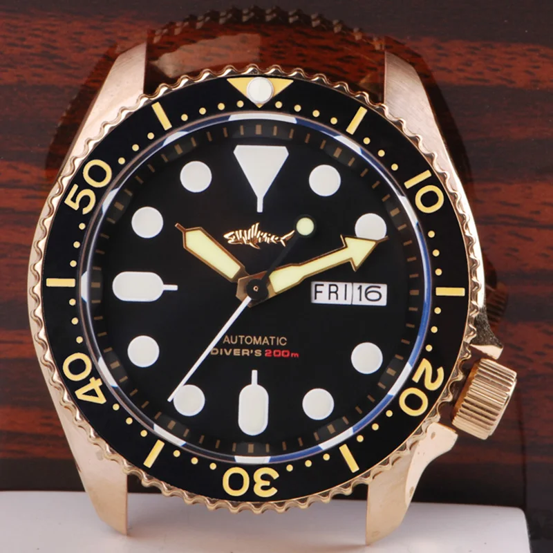 Мужские дайвинга наручные часы мужские автоматические HEIMDALLR роскошные брендовые