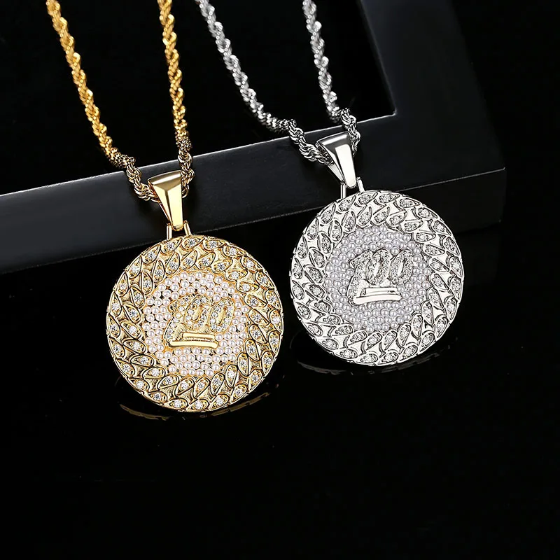 

Funmode Fashion Rope Design Men/Women Hip hop iced out Bling Necklace For Women Accessories Jewelry Wholesale FN234