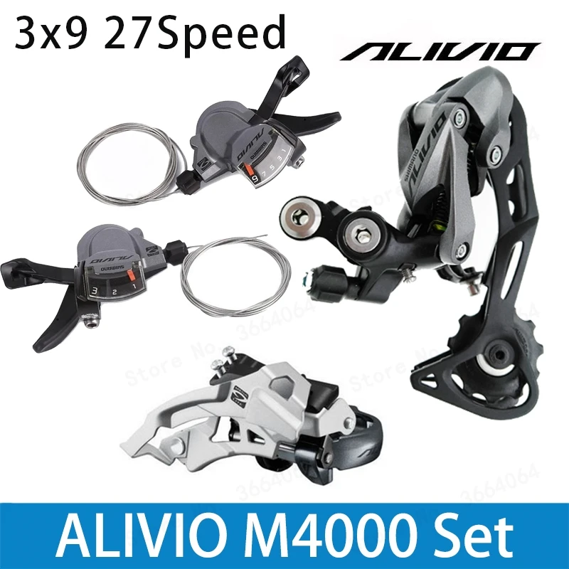 Новый M4000 набор ALIVIO RD 9 задний переключатель скорости FD велосипедный SL 3s * 9s 27s MTB M390