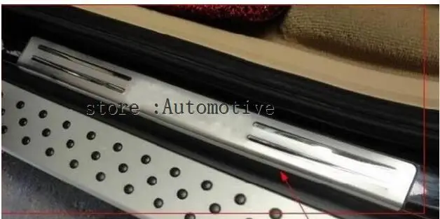 Накладки на пороги из нержавеющей стали для BMW X5 E70 X6 E71 2010 2011 2014 2015 автостайлинг