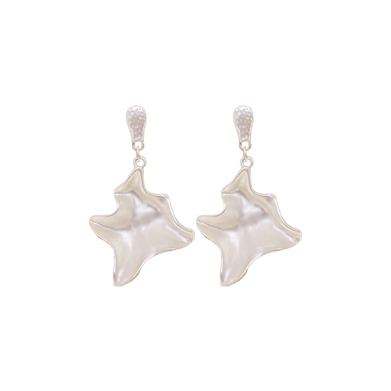 

2020 New Earrings Women's Earrings Metal Geometric Knot Earrings Simple Golden Metal Pendant Earrings Fashion Jewelry