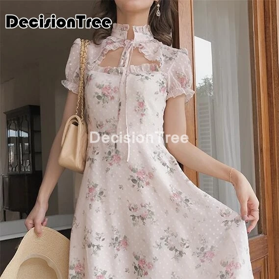 Платье Ципао женское вечернее в китайском стиле шифоновое элегантное кружевное