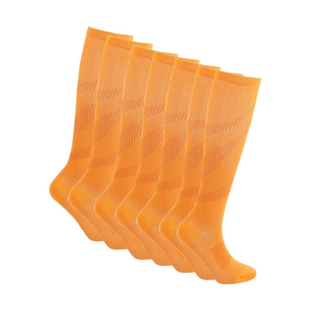 New pressure socks for cycling and running outdoor long compression socks for  women 7 pairs