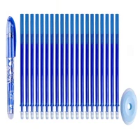 erasable ballpoint pen set 0 5mm erasable refill rod washable handle blue black ink gel pen schooloffice writing stationery