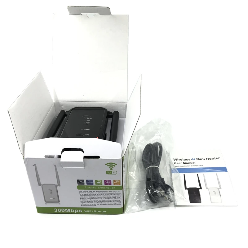 

Repeater Wifi Wireless Router2.4G300M Extender AP Booster Amplifier LAN Client Bridge IEEE802.11b / g / n EU Plug Wi fi Roteador