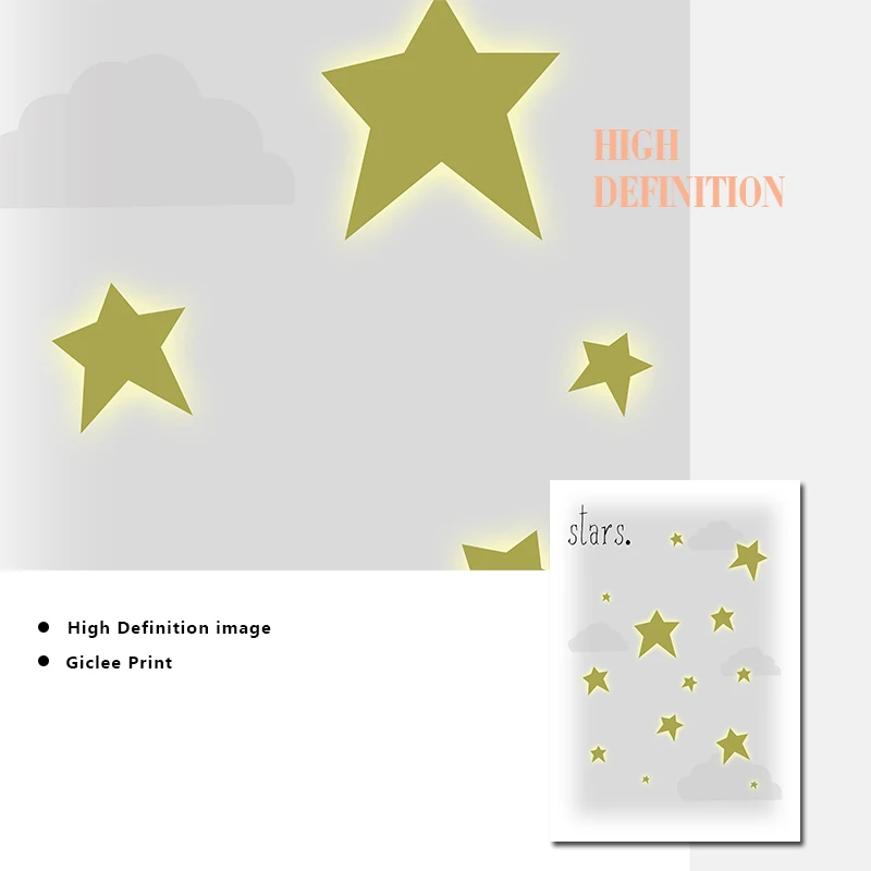 

Baby Nursery Wall Art Canvas Posters Quotes Prints Modern Decorative Paintings Pictures Nordic Style Kids Decoration