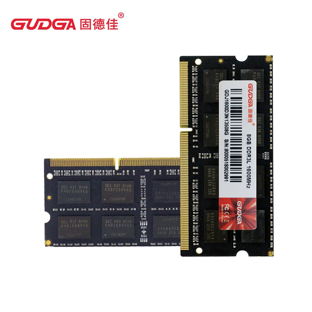 

GUDGA DDr3 NB 4Gb 3PCS 1600MHZ ECC 204 pin Sodimm Ram Memoria Ram Voor 3 Years WarrantyFor Intel Laptop Computer Whole Sales