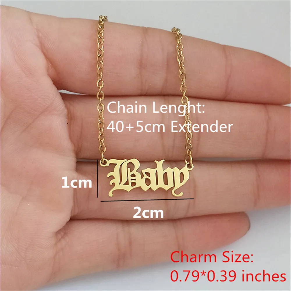 Оптовая продажа 10 шт. Старое Английское детское ожерелье кулон популярные