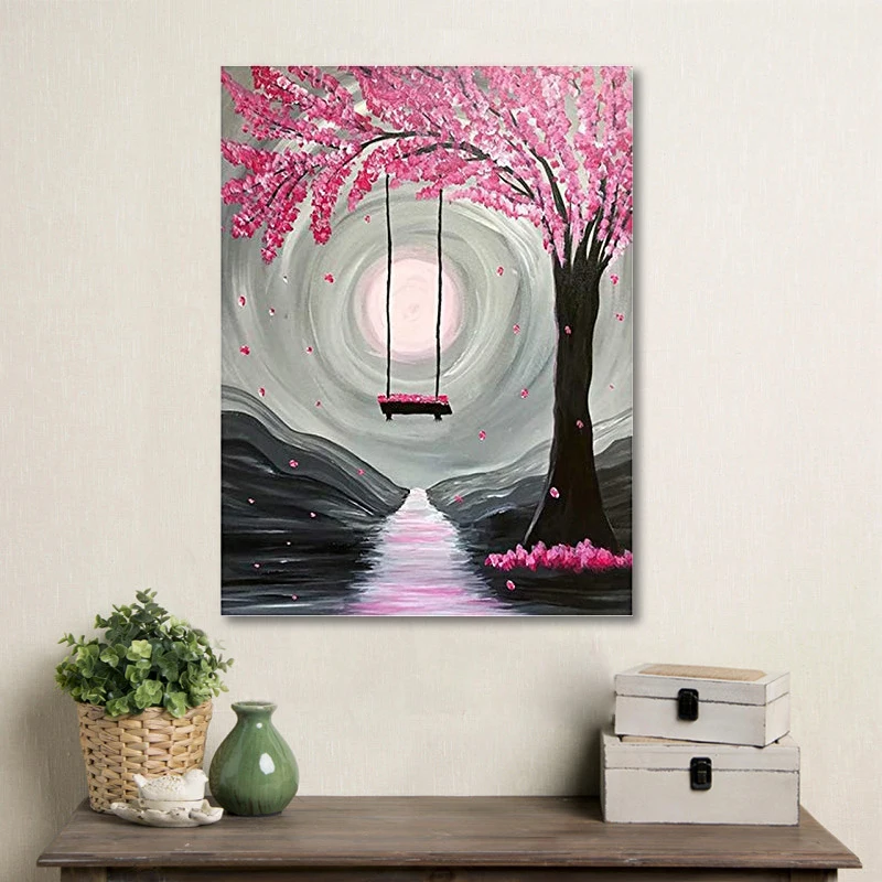 Сделай Сам картины по номерам персиковое дерево современная простота раскраски