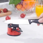 Домашняя точилка для ножей, Многофункциональный кухонный небольшой точильный камень с открытым краем, креативный, с фиксированным углом, для улицы