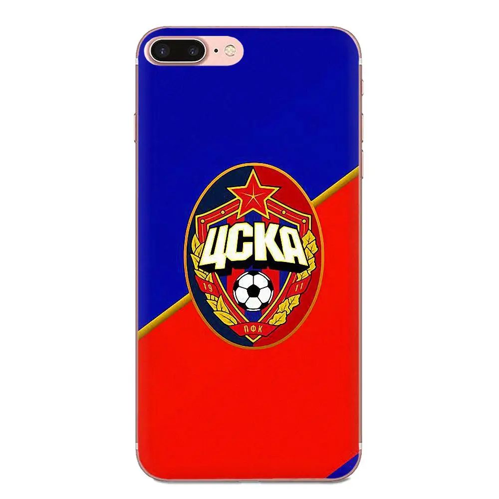 ЦСКА клуб корпус мобильного телефона из ТПУ прозрачный чехол для Galaxy Note J1 J2 J3 J330 J4
