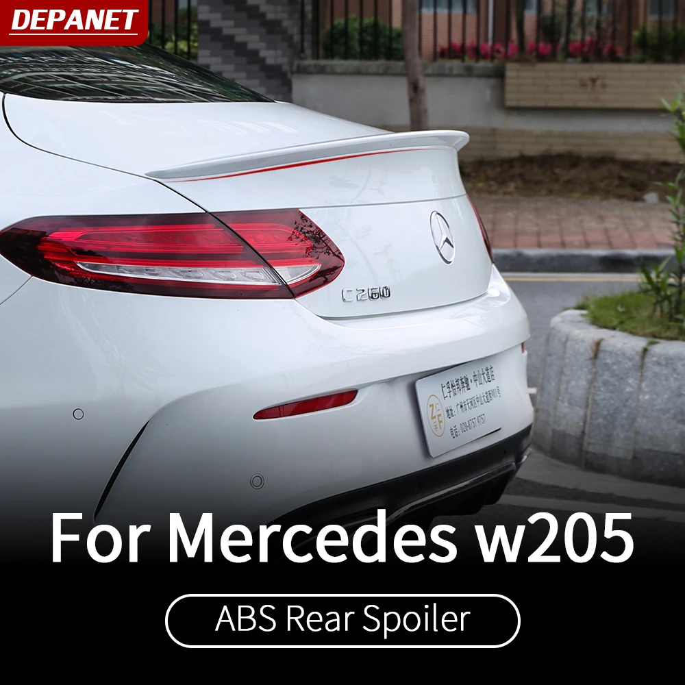 Спойлер из АБС-пластика для Mercedes w205 coupe/Аксессуары салона отделки c класса amg coupe |