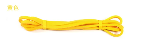 yellow Замкнутый ремень сопротивления эластичная повязка Экипировка жевательная резинка для фитнеса, Тяговая веревка резинки спортивные Йога упражнения гимнастический эспандер - Цвет: yellow