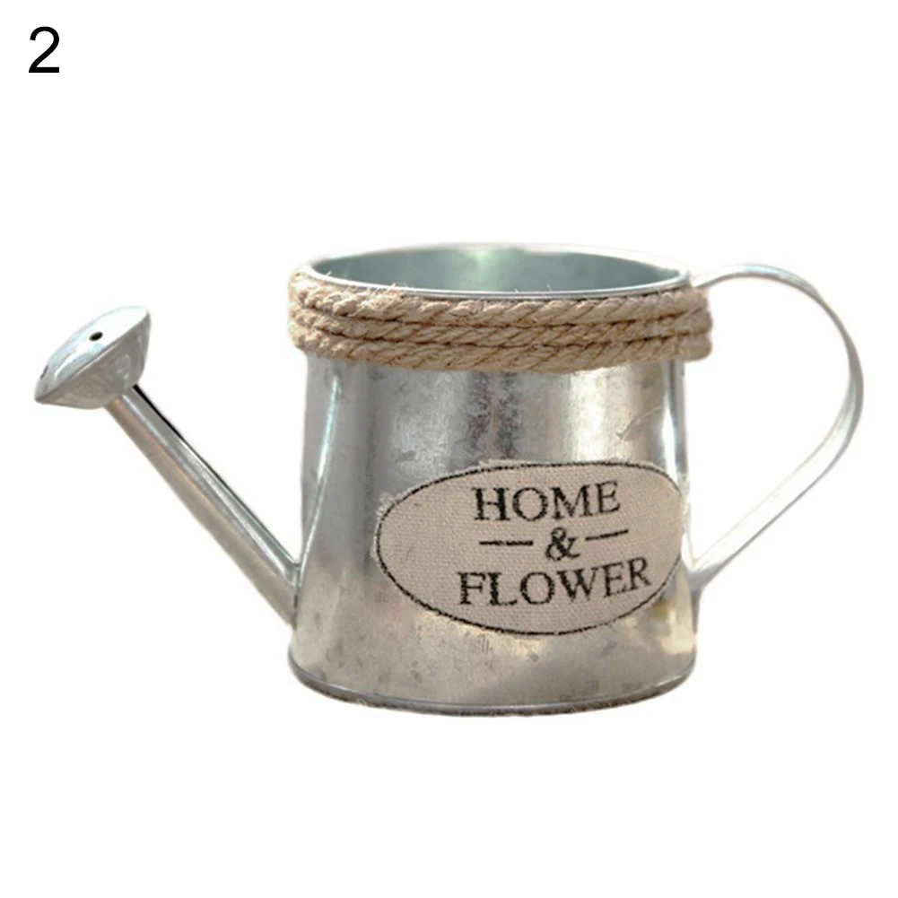 Железный цветочный горшок в стиле ретро садовая Цветочная ваза кастрюля для