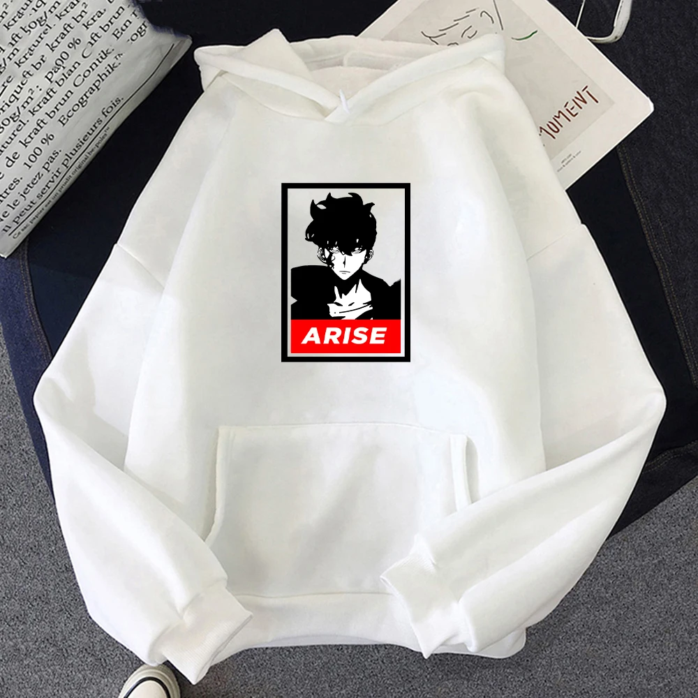 

Anime Solo Leveling Sung Jin Woo Printed Hoodies Hot Korean Plus Size Sweatshirt Men/women Hoodie Streetwear Clothes Spring Tops