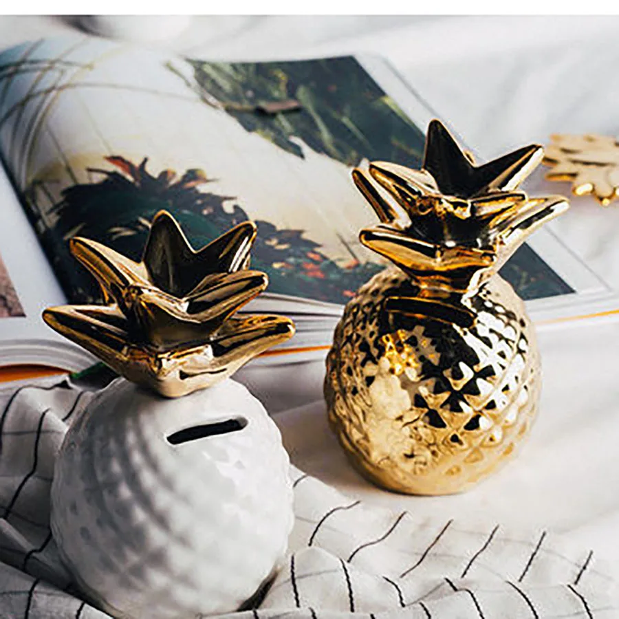 Творческий Ананас Копилка Сейф Детская Банк сбережений денег коробка для сбора