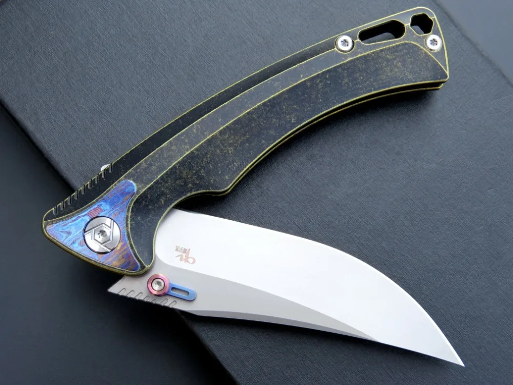 CH-Emperor карманный нож Jack knife S35VN лезвие титановый сплав Ручка Охотничий Тактический нож Фруктовый походный Нож EDC инструменты