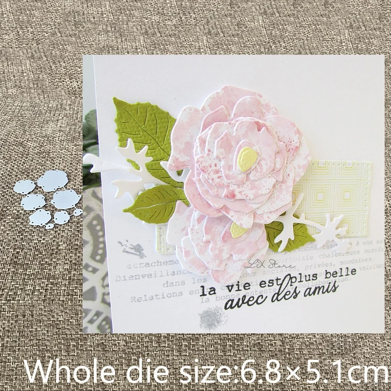 XLDesign металлические Вырубные штампы для рукоделия 8 шт. цветочное украшение