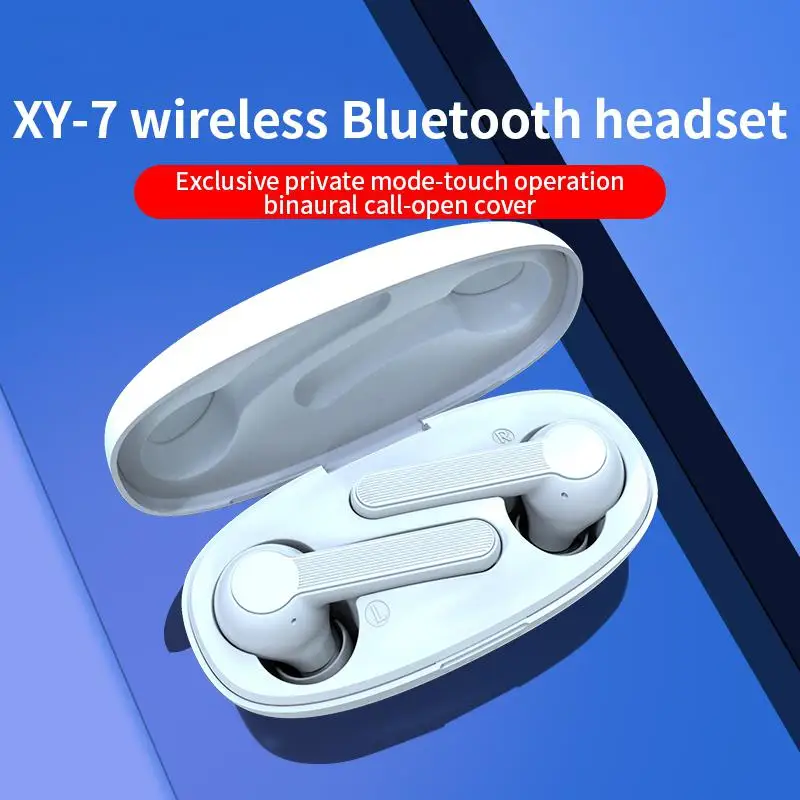 XY 7 TWS наушники беспроводные эргономичные Bluetooth 5 0 спортивные стереогарнитура с