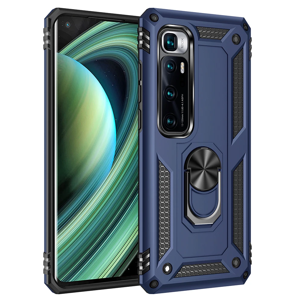 

Armor Rugged Heavy Phone Case For Xiaomi Note 10T 10S 10 Pro Ultra Lite 5G Luxury Shockproof Magnetic Bracket Protection Cover