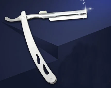 

razor hair Bear Shaving Knife Folding Straight Razors Stainless Steel Hair Remover Eyebrow Shaver Professional Barber Hair