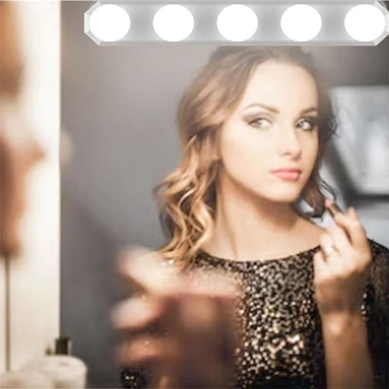 Артис голливудское косметическое зеркало 5 лампочек зеркальный светильник на