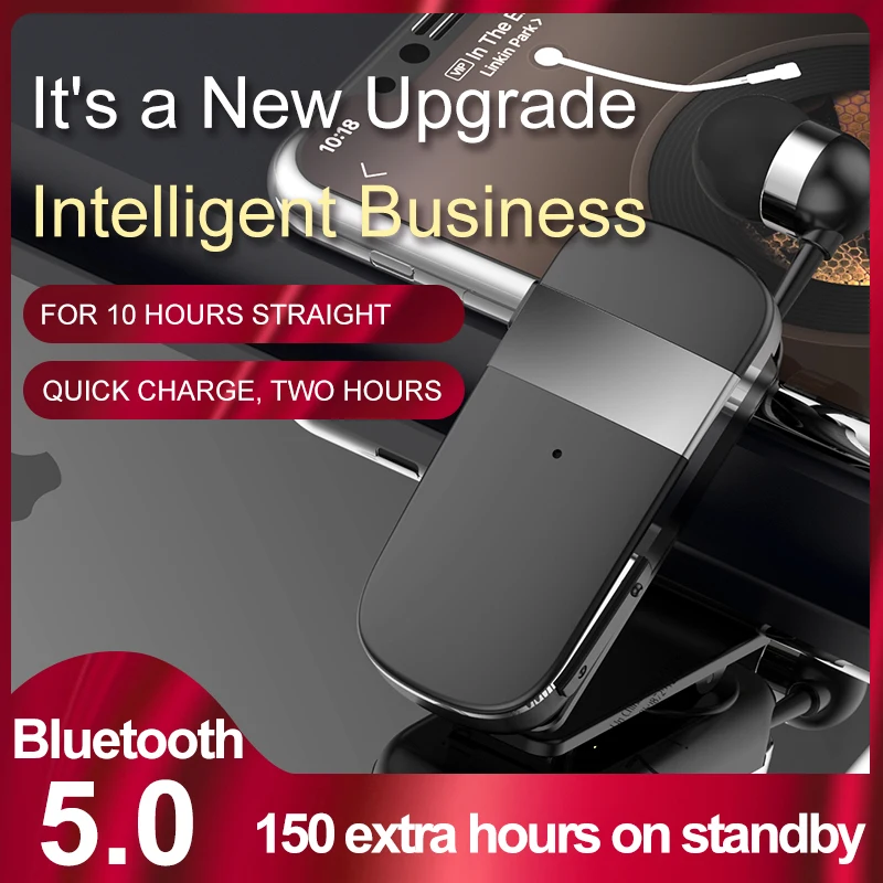 2022 K53 Mini Wireless Bluetooth Headset Call Remind Vibration Sports Clip Headphones Driver Auriculares Earphone PK F910 F920